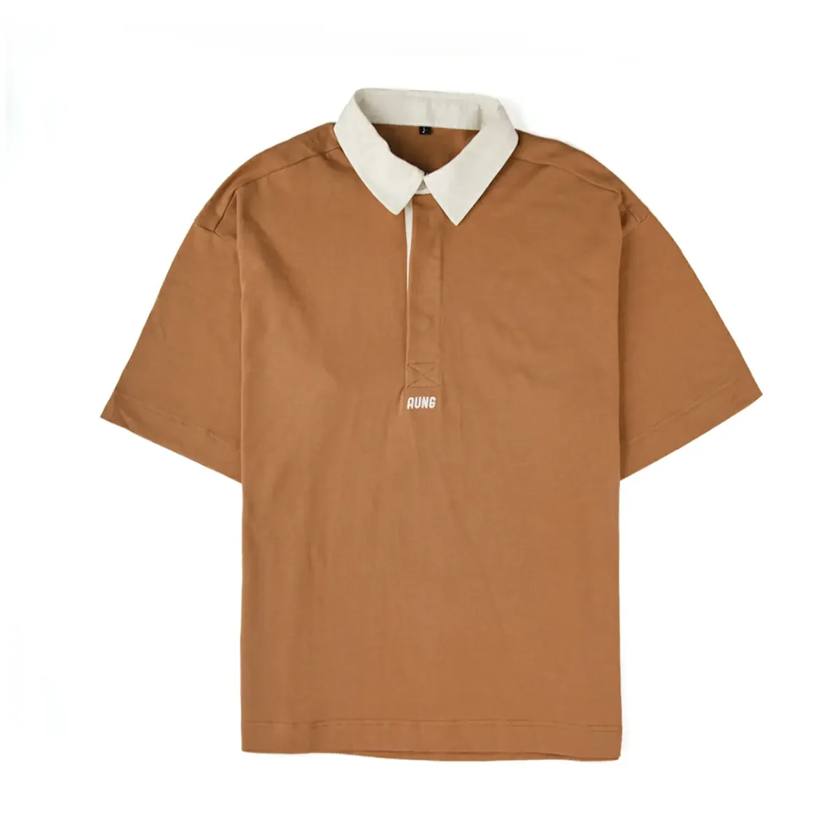 dakr-khaki-v-neck-t-shirt-SFA-210330-8-1