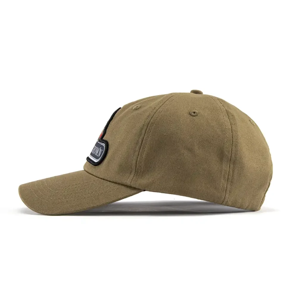 horizonTal view for the olive green baseball cap KN2101051