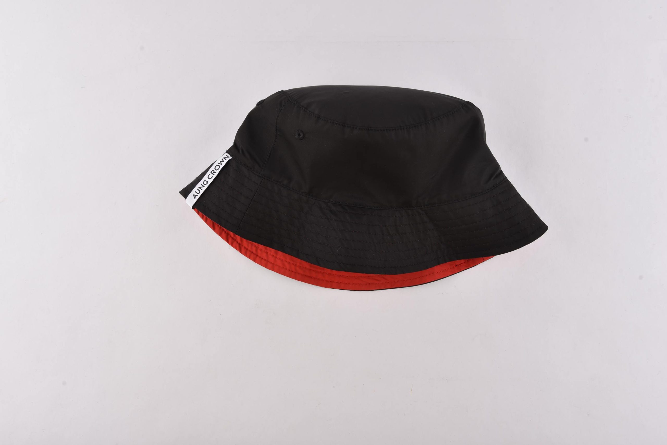 narrow-brim double-sided red and black bucket hat KN2012043