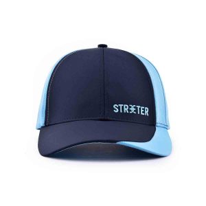 the front side of the dark blue baseball cap KN2103126
