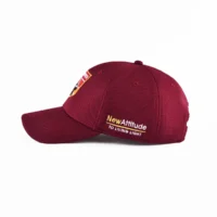 the-horizonal-view-of-the-claret-adjustable-baseball-cap