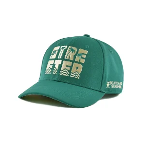 the left side of the green outdoor baseball cap KN2012163