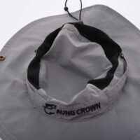 the-top-side-of-the-Aung-Crown-grey-bucket-hat-KN2101291