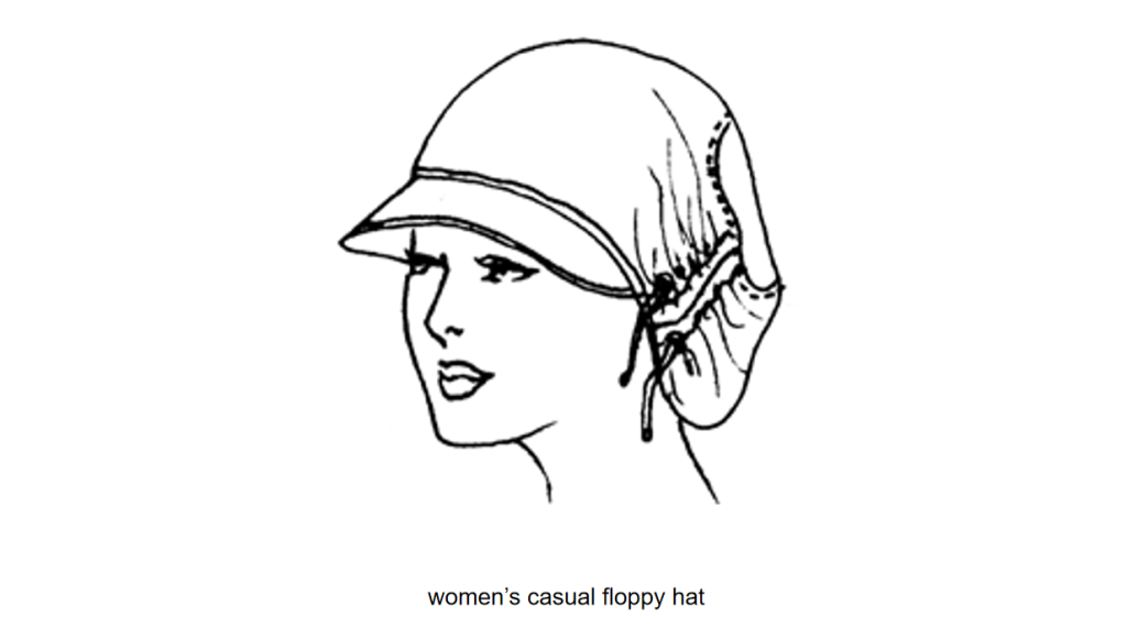 women’s casual floppy hat - aung crown