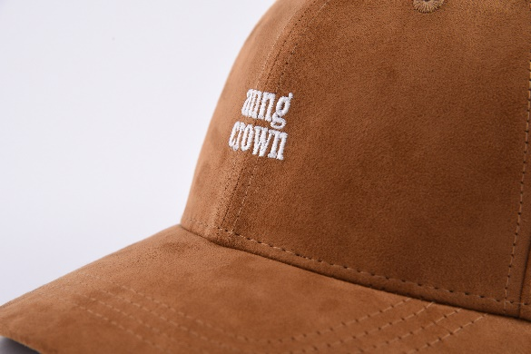 flat embroidery suede baseball cap