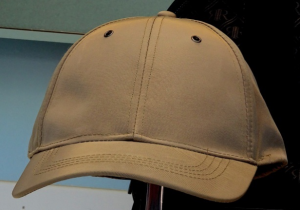 brown baseball cap