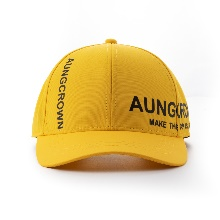 yellow multi color baseball cap