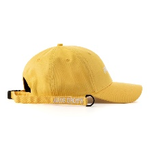 yellow cotton twill baseball cap
