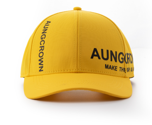 Yellow multi color baseball cap