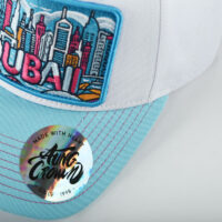 Patch embroidered baseball cap