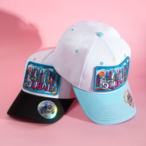 Patch embroidered baseball cap