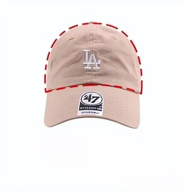 Rounded-crown baseball caps