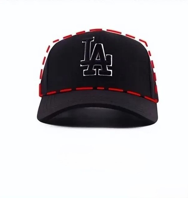 Square-crown baseball caps