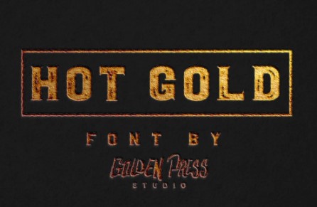 golden hot screen printing