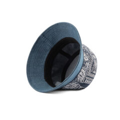 paisley denim bucket hat S2403-009 (1)