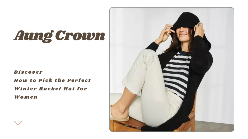 narrow-brimmed bucket hat