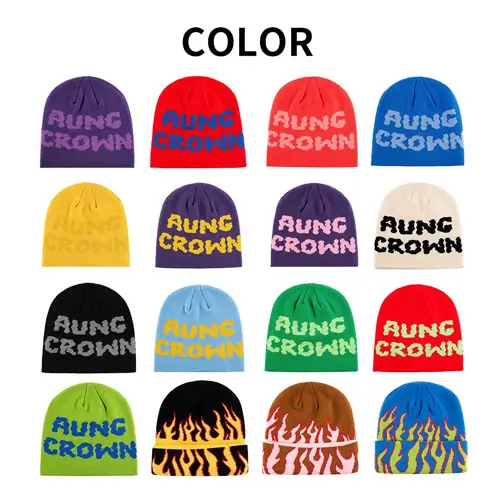 colorful beanies