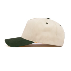 2 Tone Color 5 Panel Baseball Hat