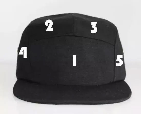 5 panel cap