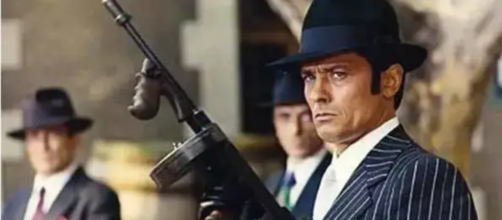 Alain Delon in the film Borsalino